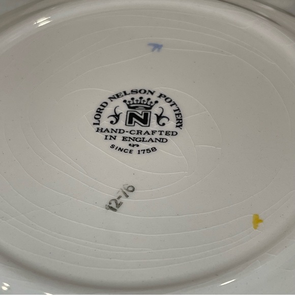 Vintage LORD NELSON POTTERY England CHILD's ALPHABET BOWL AND PLATE - Picture 7 of 16